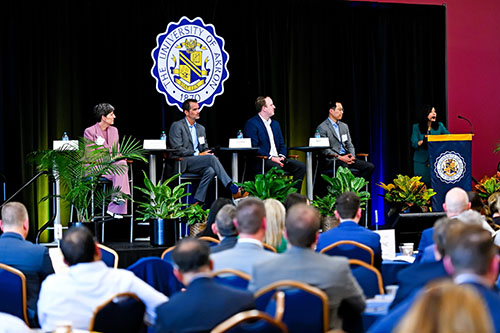 Panelist discussion at Ohio Economic Forum 2025