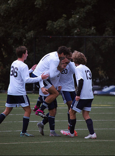 Sean Graham playing soccer