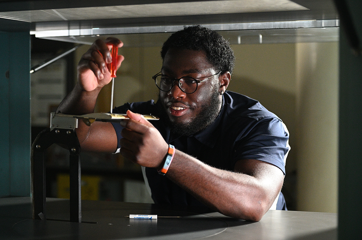Mechanical engineering student on co-op