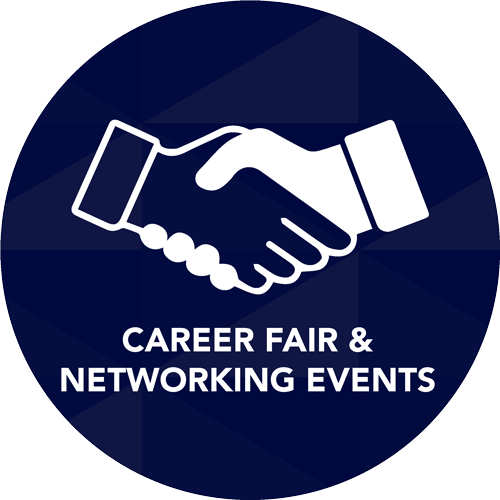 Icon of Career Fairs and Networking Events