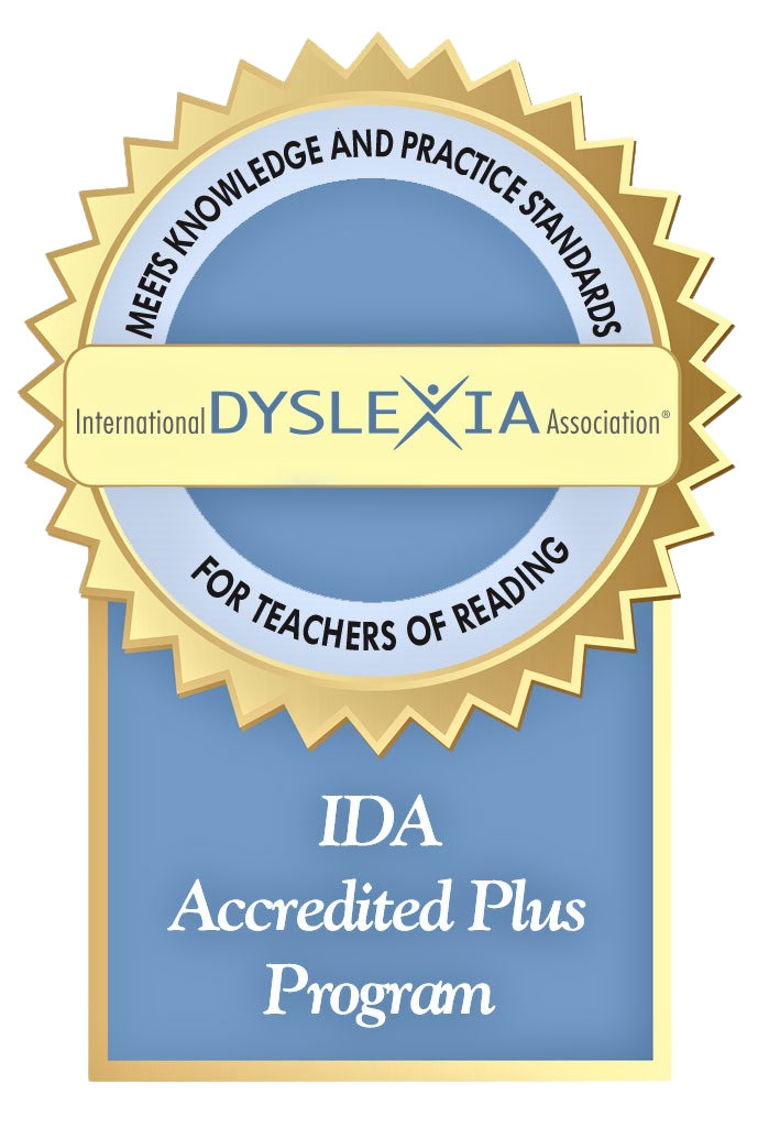 Accreditation PLUS logo from the International Dyslexia Association