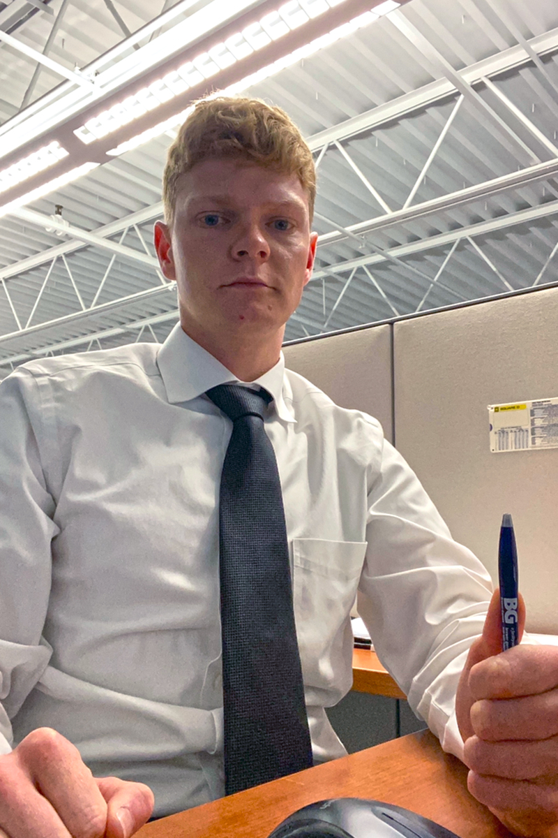 Andrew Yassall, a College of Engineering and Polymer Science student at UA